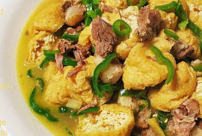 油豆腐拆骨肉